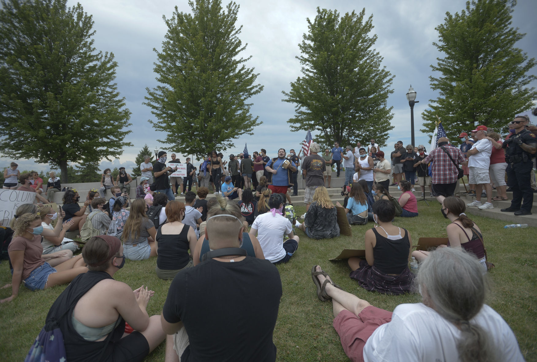 CHRISTOPHER COLUMBUS PROTEST
